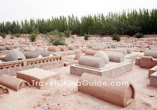 Graves in the Abakh Khoja Tomb
